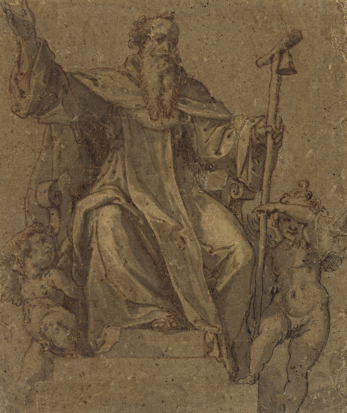 FELICE RICCIO, IL BRUSASORCI (Verona 1542-1605 Verona) St. Anthony of Padua..